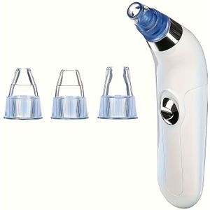 4-in-1 Draagbaar Porie Reinigingsapparaat - Gezichts Mee-eter Verwijderaar & Puistjes, Multifunctionele Lichtbeige Verzorging, Zacht voor Gevoelige Huid, voor Mannen & Vrouwen (Cadeau-idee)