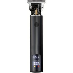 Draadloze elektrische haarknipper voor heren, multifunctionele trimmer met 6 kamstandaarden, USB-opladen, geschikt voor bakkebaarden, haar en baard – professioneel kappersaccessoire
