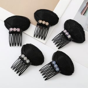 5 stuks onzichtbare haar pads voor plat en ingestorte haren op de bovenkant van het hoofd, ontworpen om pony's op te tillen, geschikt voor Moederdag, evenementen en familiebijeenkomsten.