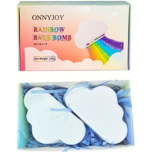 2 stuks/doos Badbommen Lichaamsmassage Badbommen en Badzout Geschenk Geschikt voor Kerstmis, Halloween, Festivals, Verjaardagscadeaus