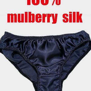 Herenondergoed van 100% Moerbeizijde - Kleur Volledige Bedekking Slipjes, Niet-Inpassend, Ademende Stof voor Casual Kleding, Casual & Speciale Gelegenheden