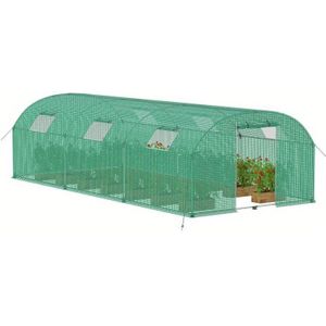 Greenhouse Foil Greenhouse Foil Tunnel Tomato Greenhouse 24 M² With Windows Greenhouse Tomato Roof Garden Greenhouses For Cultivation & Plant Breeding