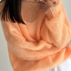 Elegante dames trui met kleur en bootvormige hals | Casual losse lange mouwen, herfst/winter seizoen