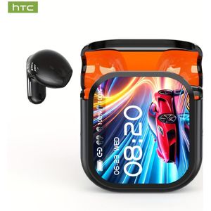 HTC NE20 TWS Draadloze Vertaalheadset | 6.0 Gezicht-tot-Gezicht 134 Realtime Vertaling HIFI Stereo Oordopjes Geschikt voor Sport, Hardlopen en Werk