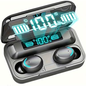 F9 TWS Stereo Draadloze Oordopjes - In-Ear Sport & Gaming Hoofdtelefoons met Spraakbeluistering en Ruisreductie, USB-Opladen, voor iPhone & - Het Perfecte Cadeau voor Vrouwen