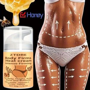 1,76 oz () Lichaamsverstevigende Crème met Honing, Collageen & Nicotinamide - Niet- Formule, Gel Geschikt voor Alle Lichtbeige Typen, Lichtbeige