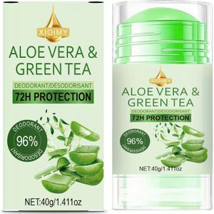 1.411oz 72-Uurs Langdurige Planten Deodorizer met Aloë Vera & Groene Thee, Geschikt voor de Gevoelige Huid, Langdurige Geur, Geschikt voor Oksels, Lichaam, Intieme Plekken