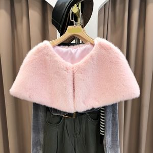 Elegante kleur fur sjaal - Polyester sexy volwassen stijl cape voor bruiloften en feesten - Handwasbaar, niet-rekbaar - Warm, decoratief en winddicht