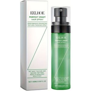 Haarvolumespray voor Luie Mensen, Oliecontrole, Verfrissend & Langdurige Grip, Niet-Wasbare Stylinggel, Sneldrogende Formule met Glans Effect, Langdurige Houding, 100ml