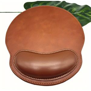 Text Mousepad - Leather Desk Accessory For Office, Gaming & Work | Ideal Corporate Gift, Gaming Mousepad | Elegant Design | Smooth Texture, Mouse Pads For Desk