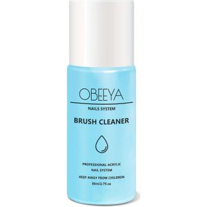 2.7 fl.oz Borstelreinigingswater voor Acrylnagels of Polish Gel - Borstelbeschermer & Reiniger, Ideaal voor Kunstenaars en Nagelbeauty