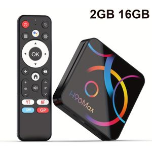 H96 MAX RK3518 Smart TV Box met 14.0, WiFi 6, BT 5.4, 4K HDR10, 100M Ethernet, , Media Player en Voice Control - 4K Ultra HD Streaming Apparaat met 60fps