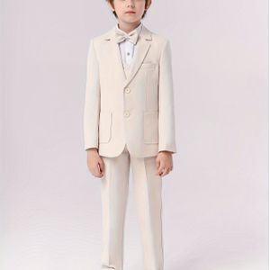 Kinderpak Jongens Pageant Presentator Outfit Nieuwe Stijl Jongen Piano Optreden Show Kostuum