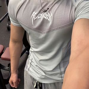 Heren Casual Sport Top | Hoge Stretch, Sneldrogend, Raglan Mouw, Ronde Hals, Gepatineerd, Geschikt voor Hardlopen, Training en Dagelijkse Uitjes