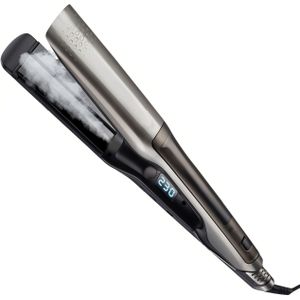 Stoomstijltang Professionele stijltang 2-in-1, Stijltang en krultang, Eiwitcorrectie beschadigt haarkwaliteit niet, Stoomhaarverzorging verzacht haar, EU-stekker