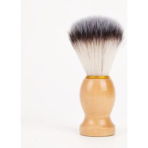 Scheerkwast voor heren met houten handvat Zacht haar Zacht gezicht Reiniging Make-up Gezichtscheermes Borstel Scheergereedschap