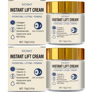 2 Pakken Multi- Verstevigende en Liftende Crèmes, Huidverzorgingscrèmes met Collageen, Retinol en Niacinamide, Hydraterende en Verstevigende Huid, Dag- en Nacht Hydraterende Verstevigende Crème