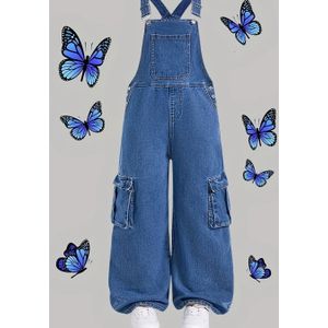 Modieuze Trendy Suspender Broek voor , Herfst-Winter Denim Jumpsuit Casual Weekend Stijl en Dagelijks - Y2K Streetwear Ideaal Cadeaukeuzen Perfect Binnen &