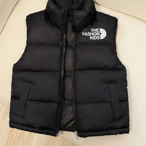 Nieuwe kinderkatoenen vest voor jongens en meisjes om te in herfst en winter; dikke kledingvesten voor middelgrote tot oudere kinderen, geschikt als buitenkleding