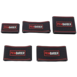 5-delige -Slip Kappersbanden met Hoezen - Compatibel met Haar Trimmers, Kappersgereedschap, Houdt & Vermindert Uitglijden voor Professioneel/Grooming (5 stuks)