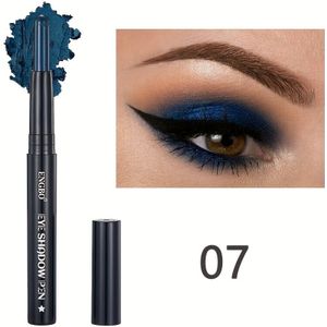 9-18 Shades Eyeshadow Stick Set, Waterdichte Langdurige Oogmake-up, Gemakkelijk Aan te Brengen Klassieke & Shimmer Finish, Zwart, Blauw, Groen, , Witte Tinten
