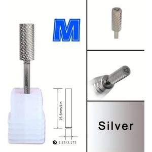 5,35 Kleine cilinder Zilveren Tungstenstalen Carbide nagelboor frezen accessoires