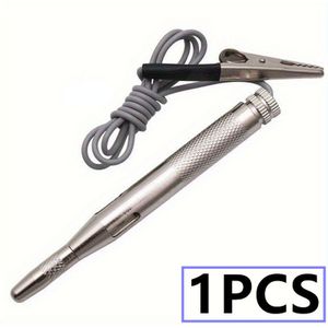 1pc/2pcs Aluminium Legering Automobiel Voltage Tester, 6-24V Ongeladen Diagnose Pen, Diagnose Tool voor Voertuig Elektrische Systemen