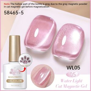BOREN PRETTY 10ml Sprankelend Waterlicht Katten Magnetische Gel Nagellak Soak Off Gel Polish voor DIY Nagels