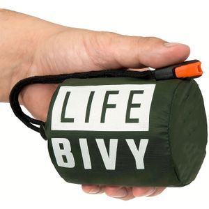 1/2 stuks Noodslaapzak, Overlevingsbivouac Zak, Nooddeken, Overlevingsuitrusting voor Buiten Wandelen en Kamperen