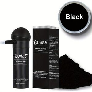 BUNEE Heren Fiber Poeder Set - Direct Haardikte & Styling Fiber Poeder voor Volume, Compatibel met Volumizing Fiber Styling Spray, Unisex