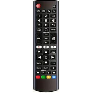 Universele Afstandsbediening voor LG Smart TV | Compatibel met Modellen , AKB74915305, AKB75675311, Werkt op Batterijen, Infrarood Technologie