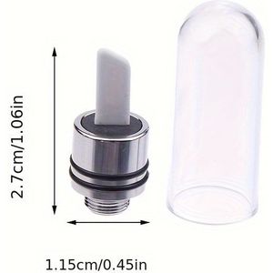 Keramische hete mes, 11.5mm warme koel met beschermende deksel, zwart & , snijwax accessoire gereedschap voor vaping