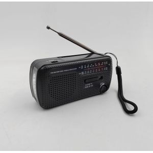 Zonne-Energie Noodradio met Handbediening - AM/FM/SW, Zaklamp, Telefoon Opladen & Alarm - Ideaal voor Buiten, Kamperen, Wandelen