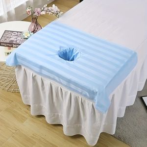 Polyester Massage Tafelhoes - Geurloos, Kleur met Gezichtsgat voor Gebruik in Schoonheidssalon & Spa, Massage Doek, Handdoek