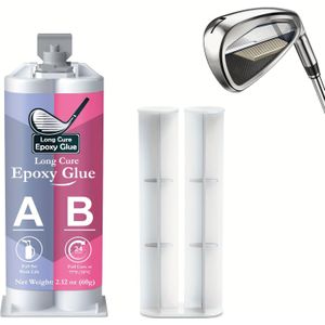 Golfclub Epoxy 2.11oz, Uithardende Transparante Duurzame Golf Epoxy, Gebruikt voor het Repareren van Alle Clubs, , Drivers en IJzers