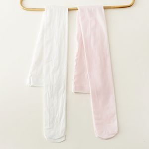 2-Pack Meisjes Zomer Ademende Wit-Roze Comfortabele Leggings