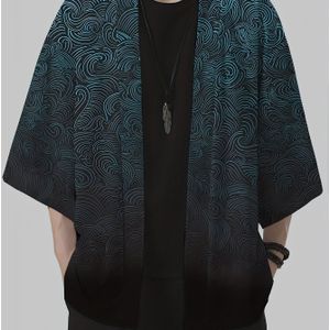 Retro Stijl Kimono voor Mannen met Losse Pasvorm en Cadeau-Waardig Ontwerp
