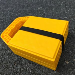4 stuks RV-stabilisatiepads met draagriemen voor gemakkelijk - UV-bestendig polypropyleen, geschikt voor campers en aanhangwagens