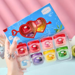 8-delige Lippenbalsem Set: Hydraterend & Anti-Plakken Lipmasker voor Gladde Lippen – Het Perfecte Cadeau voor het Hele Jaar