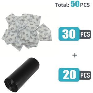 Toiletzakken, Zwart, 120 Stuks, Biologisch Afbreekbare Toiletzakken Campingtoilet Toiletzakken, Zwart, 120 Stuks, Biologisch Afbreekbare Toiletzakken Campingtoilet