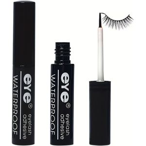 Zwarte Wimperlijm met Sterke Houdkracht, Sneldrogend en Waterdicht voor Verschillende Nepwimpers