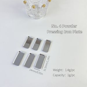 Vierkante Make-up Ijzeren Palet - Universele Opvulbare Geperste Poederpan voor Oogschaduw & Blush, Meerdere Kleuropties, Perfect voor Crèmes & Poeders, Make-up Paletten