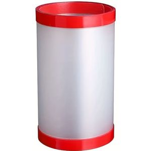 Rode en witte plastic deurstop - Veilige anti-klembeveiliging, voorkomt vingerletsel, eenvoudig te installeren, aan de muur bevestigd, vingerveiligheid | Moderne deurstop | Duurzaam plastic