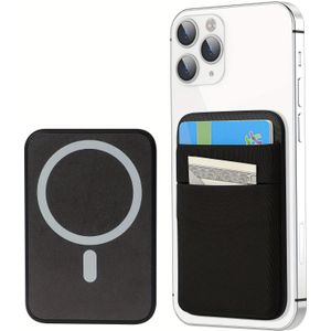 Magnetic Wallet Compatible For Magsafe, Magnet Double Slots Phone Card Holder For Back Of Phone Wallet Stick On Compatible For Iphone 15/14/ 13/12 Series & Magsafe Case
