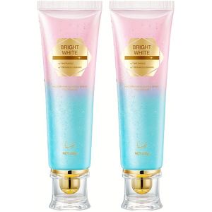 2 stuks Luxe Dromerige Verhelderende Tandpasta - Frisse Adem & Tanden Pasta met & B6 , 2.5oz Reisvriendelijk Ontwerp, Mondhygiëne, Strakke Verpakking, Verrijkt met Niacinamide