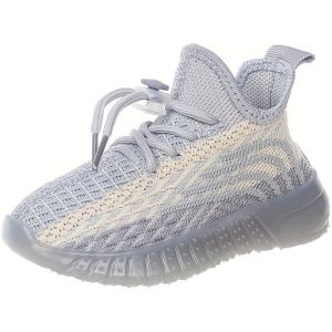 Kinderen Ademende Mesh Slip-On Sneakers - Lichtgewicht TPR , Comfortabele Stofvoering, Casual Sport Schoenen voor Jongens en Meisjes, Sneakers | Sportieve Ontwerp | Flexibele Sneakers