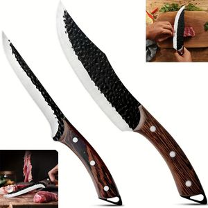 2pcs Knife Set - Stainless Steel, - & Sharp For , , Bbqs &