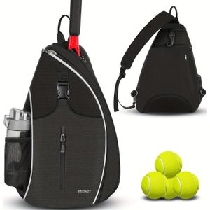 Tennis Bag For Men Women, Crossbody Bag For Tennis Badminton Squash Rackets, Pickleball Paddles, Balls And Sports Accessories, Men's Gifts, Valentine's Day Gifts