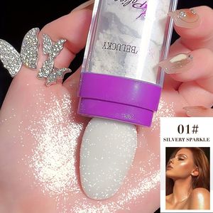 MAYBELUCKY Fairy Glow Highlighter Stick - 3 Tinten voor Stralende Huid, Lichaam & Gezicht Verhelderend Blush Poeder