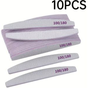 10/25/50 stuks 100/180 Dubbelzijdige Nagelvijlen, Professioneel Herbruikbaar Manicure Gereedschap voor Acrylnagels
